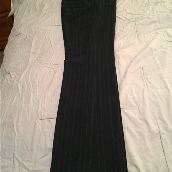 Express Editor Pants Trousers Navy Pinstripe! - Picture 4 of 8